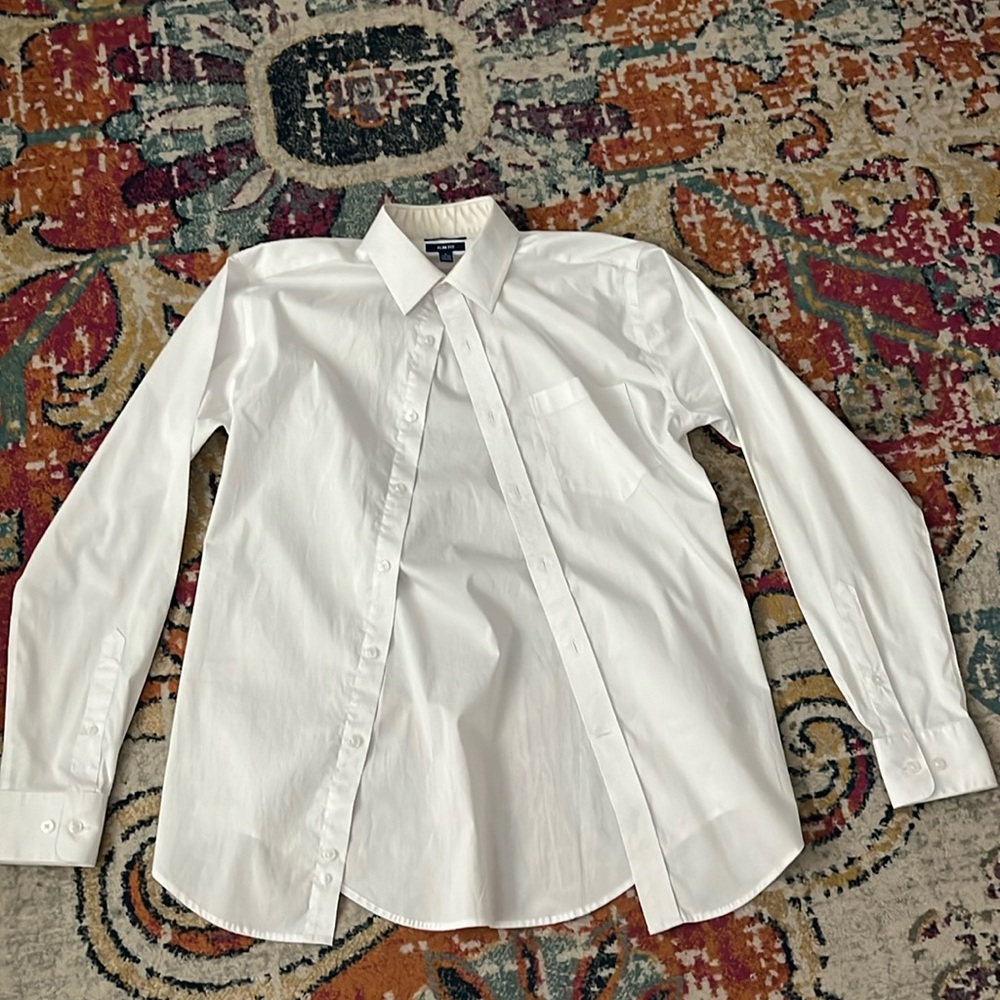 Mens George White dress shirt